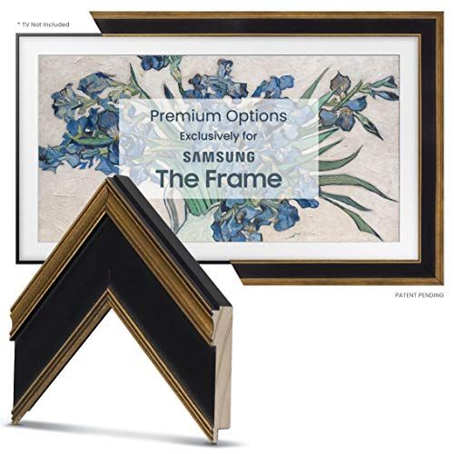 Deco TV Frames - Antique Gold & Black Smart Frame Compatible ONLY with Samsung The Frame TV (32", Fi | Amazon (US)