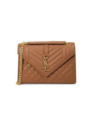 Large Envelope Monogram Matelassé Leather Shoulder Bag | Saks Fifth Avenue