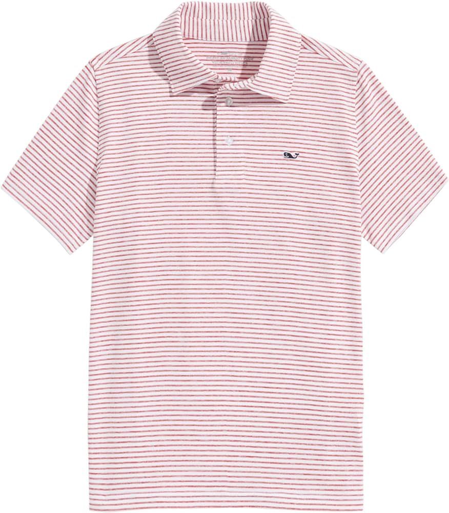 vineyard vines Boys Bradley Stripe Sankaty Polo | Amazon (US)