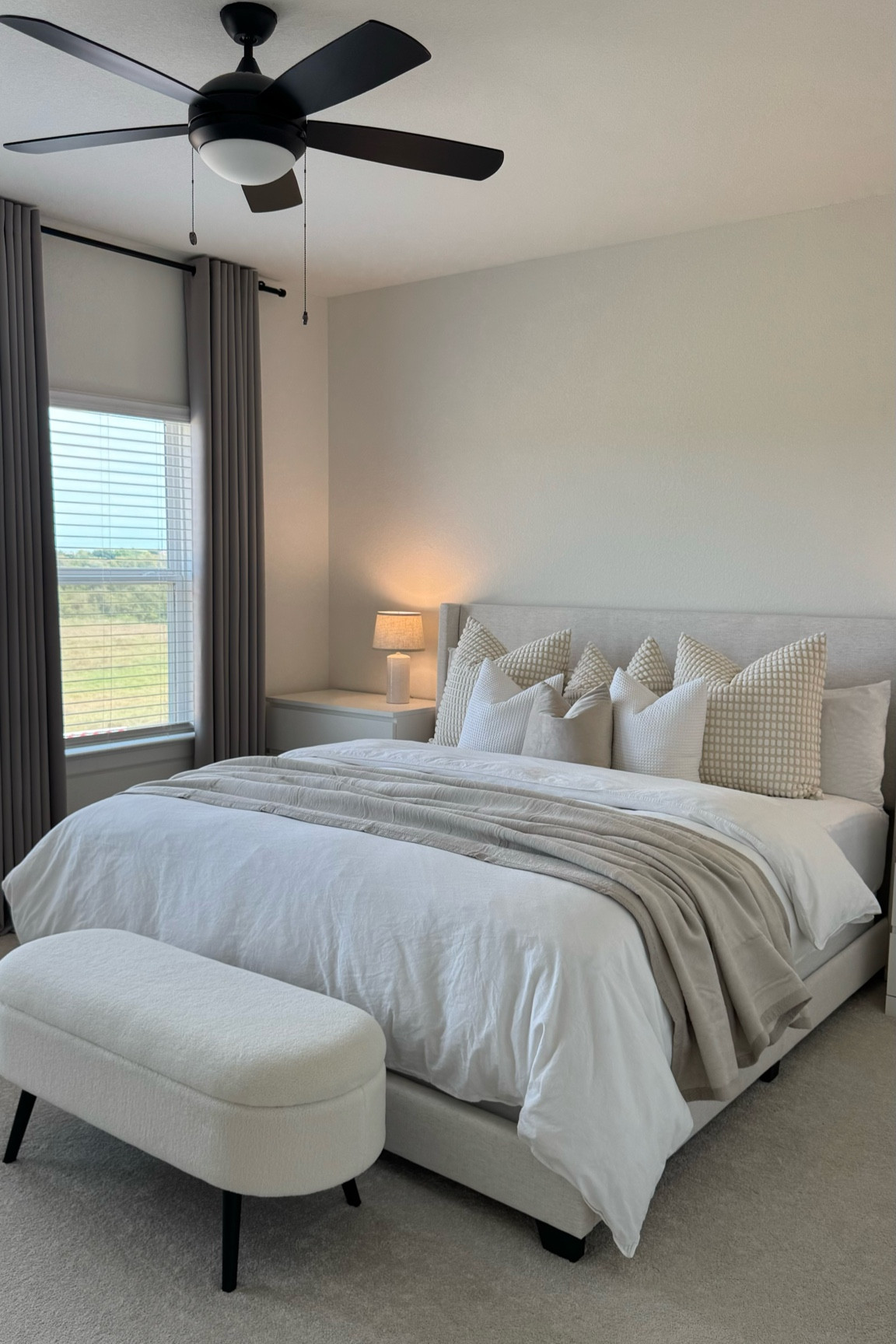 New main bedroom decor. I have a king bed

#LTKHome