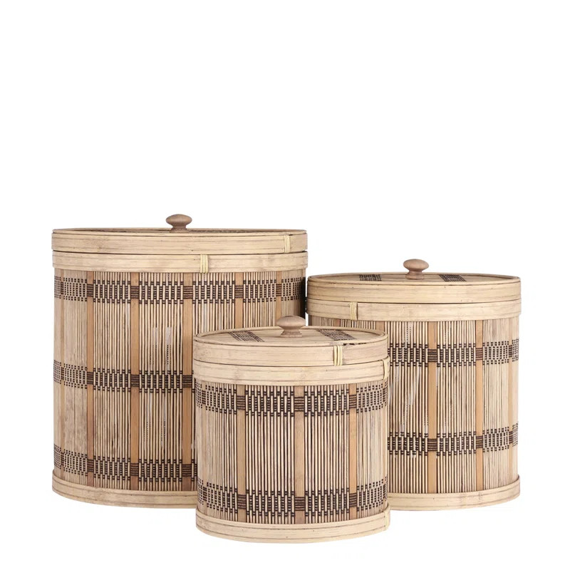 Nyree 3 Piece Wooden Decorative Box Set | Wayfair North America