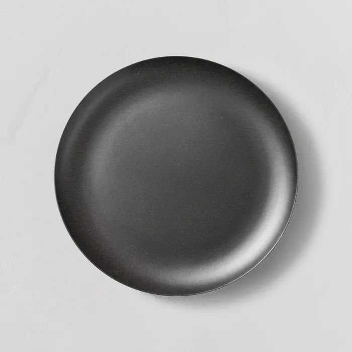 Bamboo Melamine Dinner Plate Solid Dark Gray - Hearth & Hand™ with Magnolia | Target