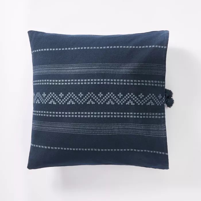Woven Textured Square Throw Pillow - Threshold™ designed with Studio McGee | Target