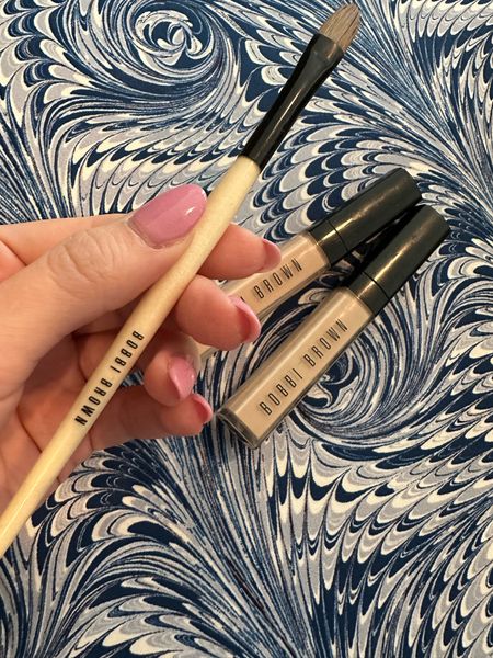 I love the coverage of the instant full coverage concealer of Bobbi brown! I use the lighter color porcelain under my eyes and warm ivory on blemishes/ spots. While I love these I will say they are not perfect on me. I do find they get creases but just on my eyes not on my face. I am linking bc I do really like them and the color/ coverage but do find under my eyes I will have creases later in the day. I have been told this is my eye shape - who really knows! I am open to suggestions. I do really like using the concealer blending brush and find when I use it I do not have as many creases! 

#LTKbeauty