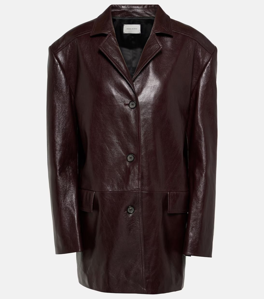 Oversized leather jacket | Mytheresa (INTL)