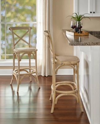 Cara Bar Height Bar Stool, Gray | Ashley