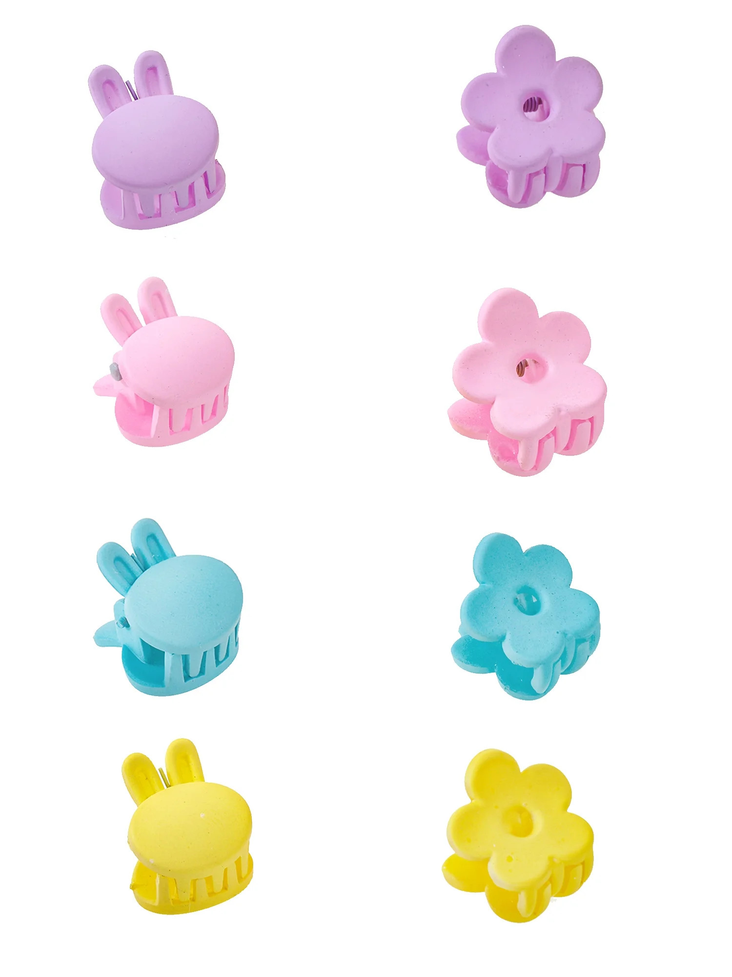 Way to Celebrate Easter Multi-colored Mini Claw Clips, 8 Pieces | Walmart (US)