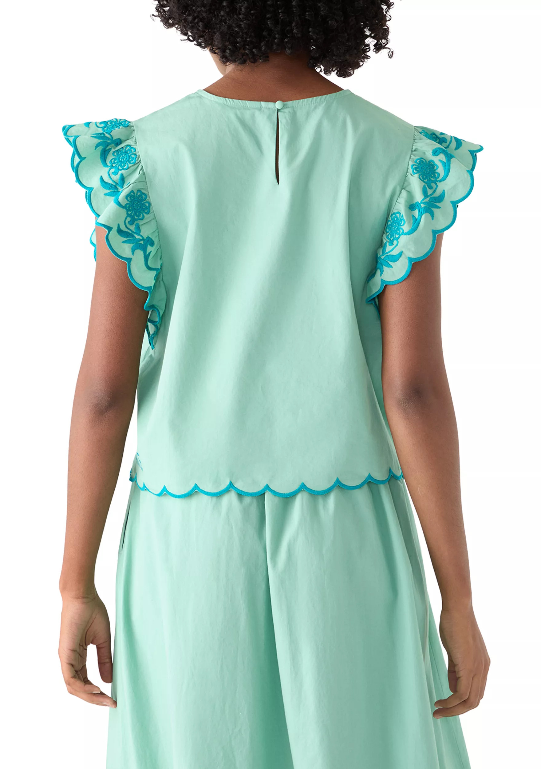 Women's Short Flutter Sleeve Top | Belk