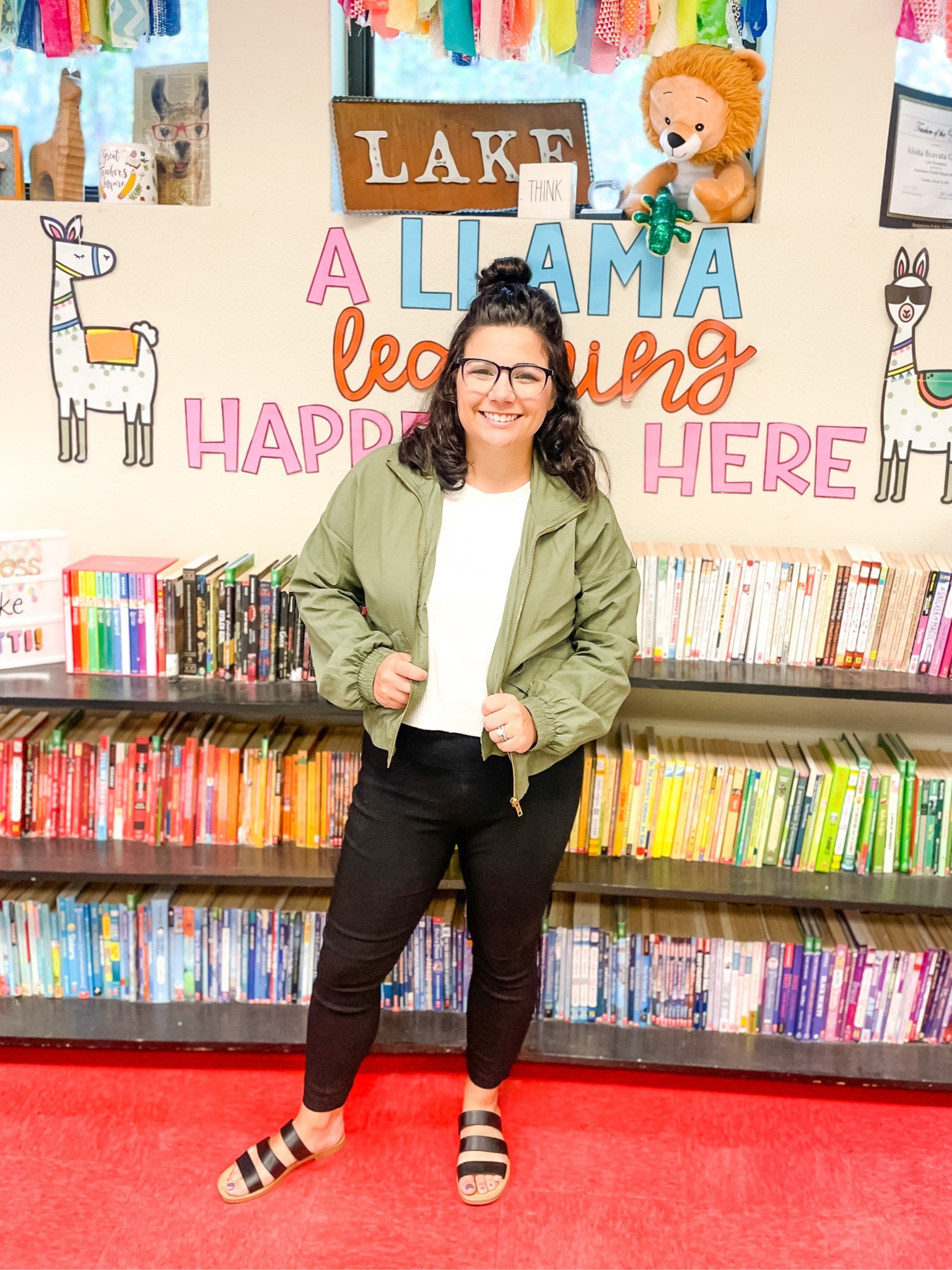 Happy Monday! I am ready for some cooler weather! A cool
Front is coming through this week and I am so excited! 

Is it starting to cool off where you live?! 

This bomber type jacket is old, but I tagged a similar one from Amazon! It was perfect to pair with my sweater tank! 


🛍To Shop my Outfits 🛍 
1. Click the Link in my Bio 
2. Click”Shop my Outfits - LIKEtoKNOW.it”
3. Download the @shop.ltk app!
4. Follow @styleteachrepeat
5. Click the link in my stories!

Work Wear | Teacher Fashion | Teacher Outfits | Shein Fashion | Teacher Style | Petite Fashion | Petite Style | Amazon Fashion

#LTKworkwear #LTKSeasonal #LTKunder50