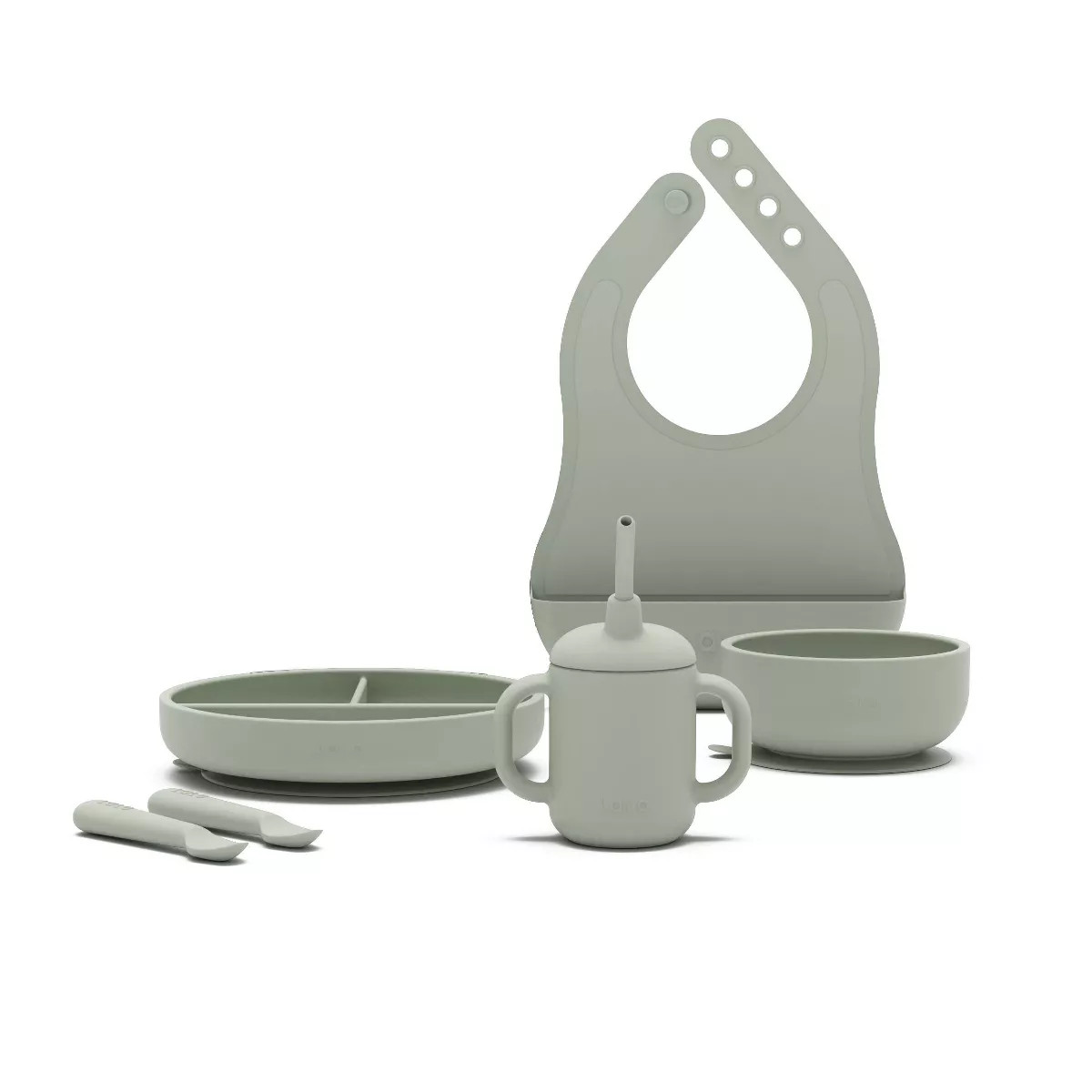 Lalo 6pc Silicone First Bites Full Kit Feeding Set | Target