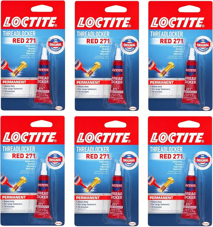 Loctite 209741 Threadlocker Red 271, 0.2 Ounce - 6 Pack | Amazon (US)