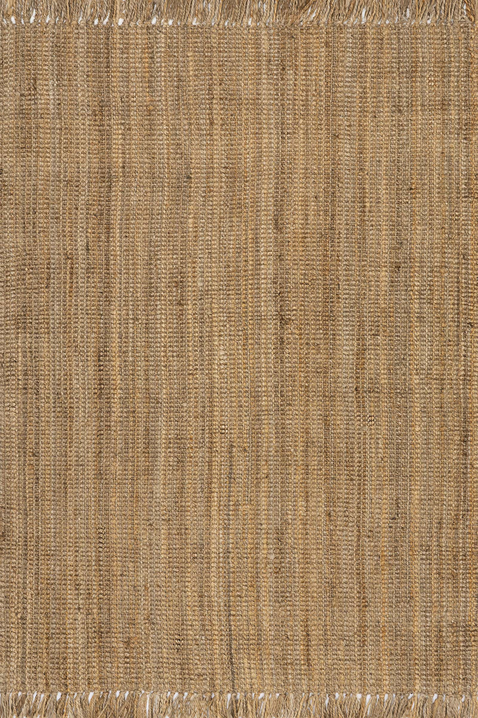 Chunky Jute Tasseled Rug | Natural | Rugs USA