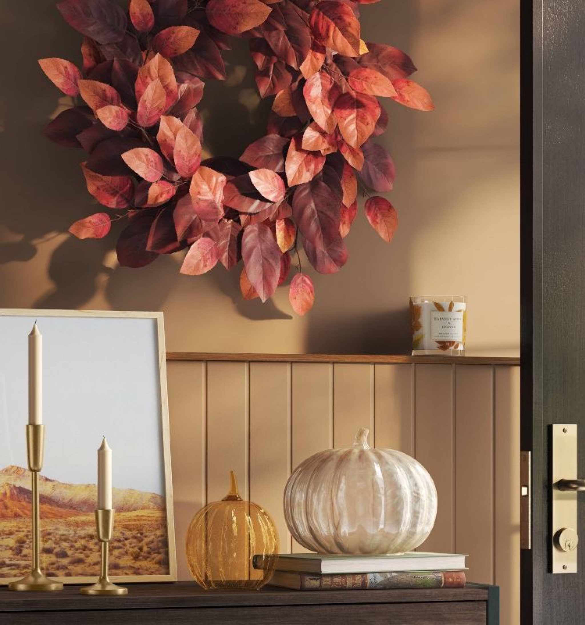 All the Fall feels 

Fall Home decor

Tabletop
Faux plant
Fall decor
Bowl
Decorative objects
Autumn
Candlesticks 
Wreath 
Holiday party
Thanksgiving 
Halloween decor
Living room
Kitchen 
Target

#LTKparties #LTKfindsunder50 #LTKSeasonal