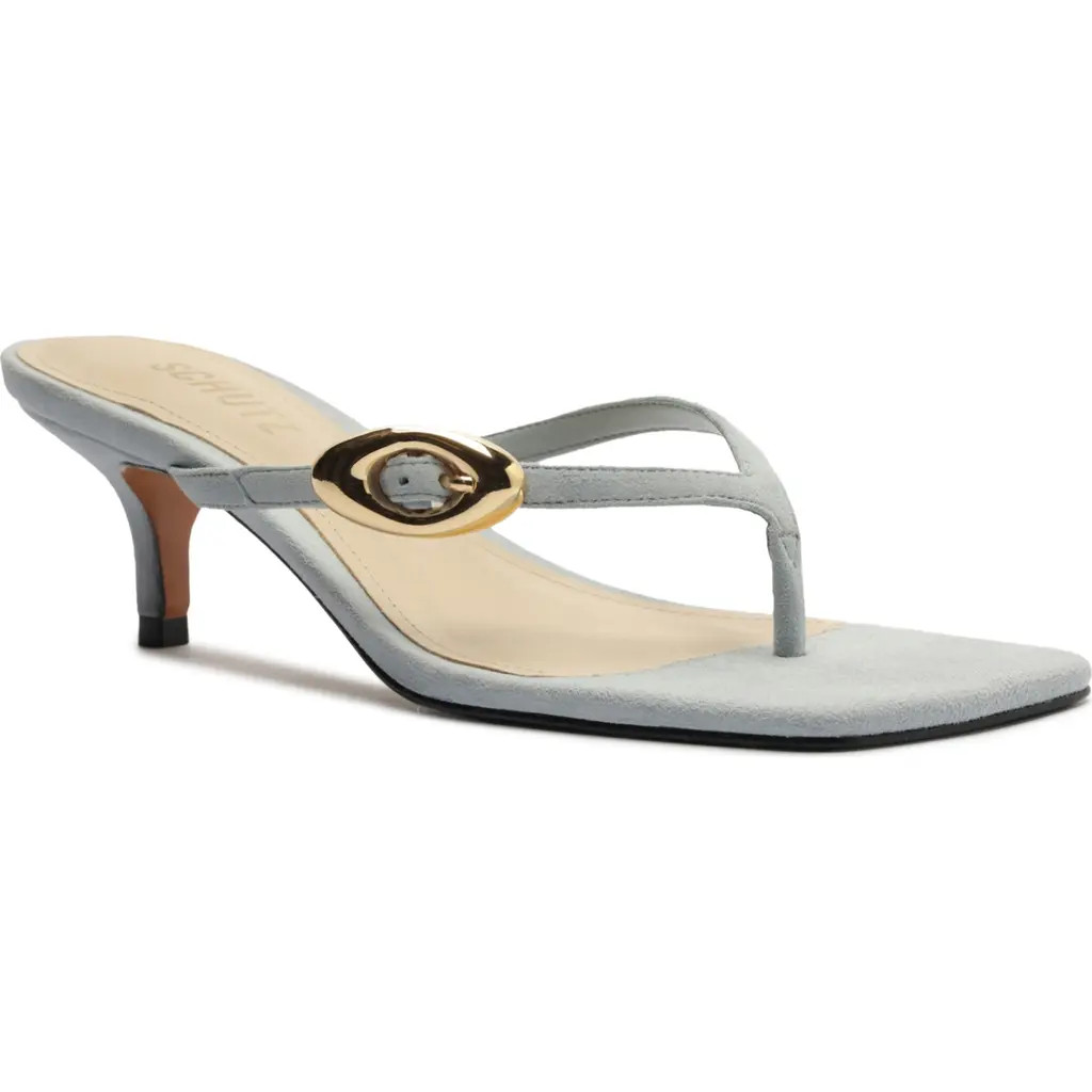 Schutz Miriam Slide Sandal in Light Azure at Nordstrom, Size 11 | Nordstrom