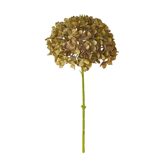 Faux Hydrangea Silk Flower, Vintage Oil Painting Style Single Branch, 17.3 Inch Artificial Floral... | Walmart (US)