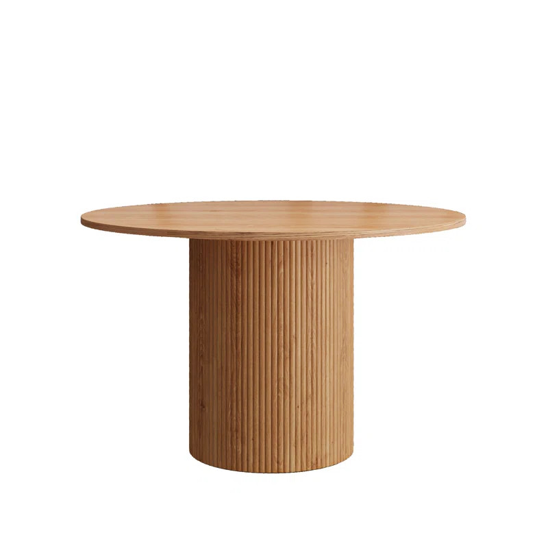 Dining Table Round Solid Wood Top Dining Table | Wayfair North America