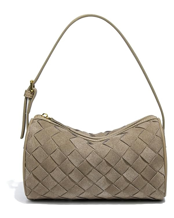 Mini Woven Leather Bag，Small Woven Handbag，Small Clutch Purses，Mini Leather Top-handle Bags... | Amazon (UK)