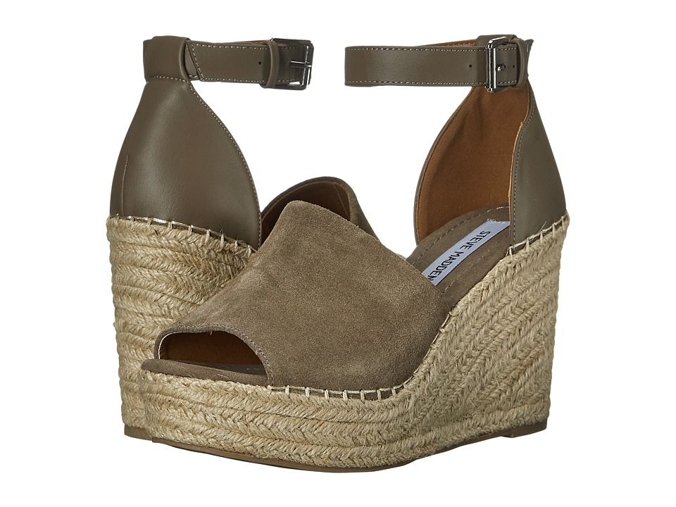 Steve Madden - Marina (Taupe Suede) Women's Shoes | Zappos