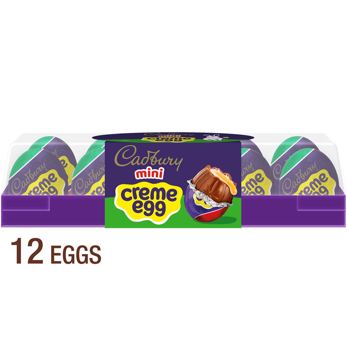 Cadbury Mini Crème Egg Milk Chocolate Easter Candy Tray - 12ct/3.8oz | Target