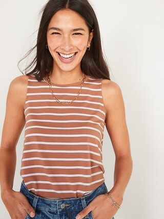 Luxe High-Neck Swing Tank for Women | Old Navy (US)