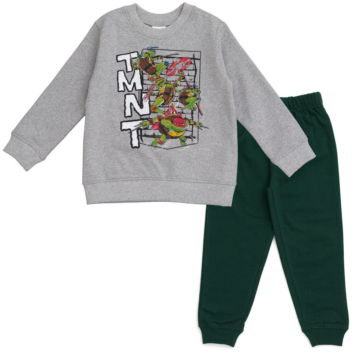 Teenage Mutant Ninja Turtles Donatello Raphael Leonardo Fleece Sweatshirt and Pants Set Toddler t... | Target