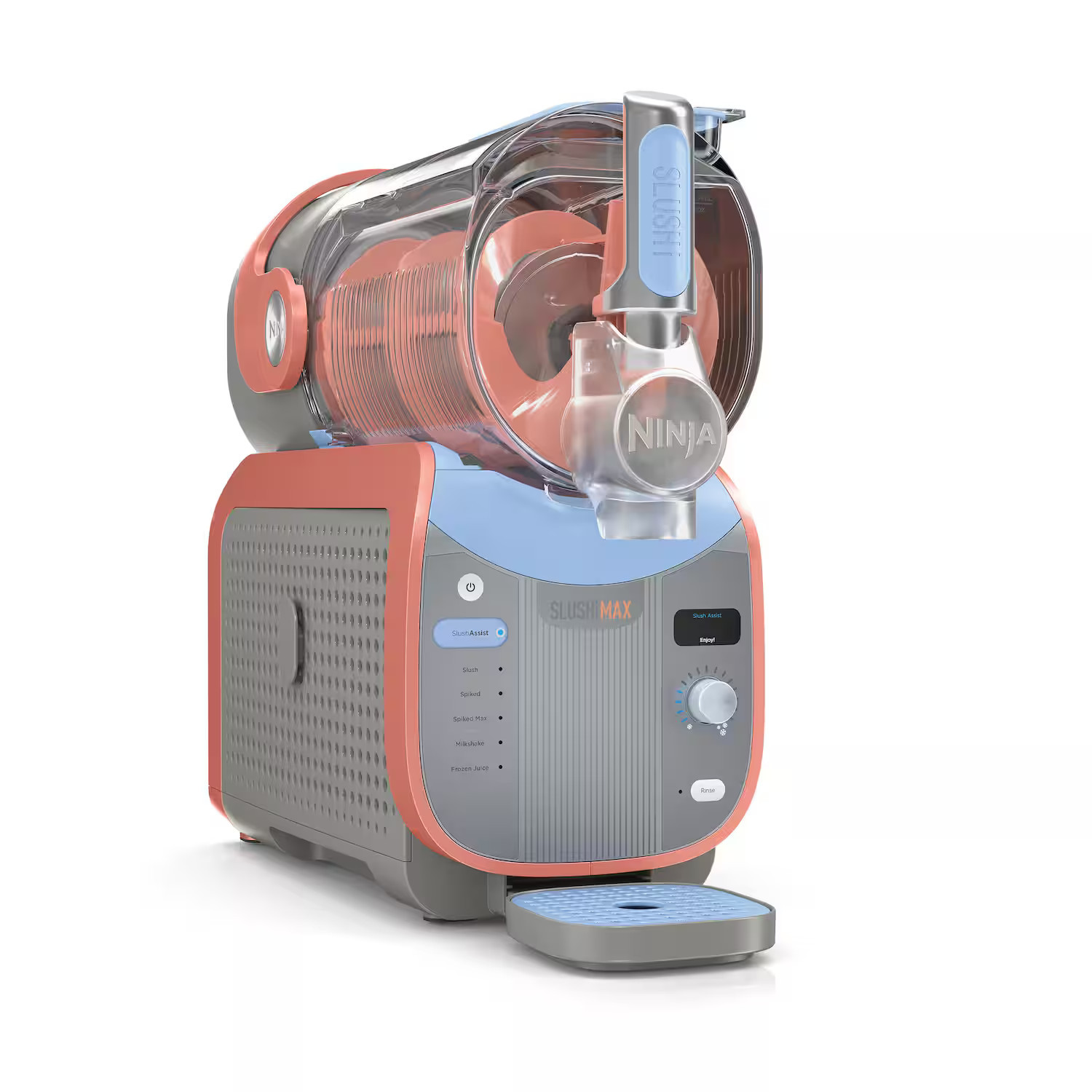 Ninja - SLUSHi Max Smart Frozen Drink Maker 150 oz - Blue & Peach | Best Buy U.S.