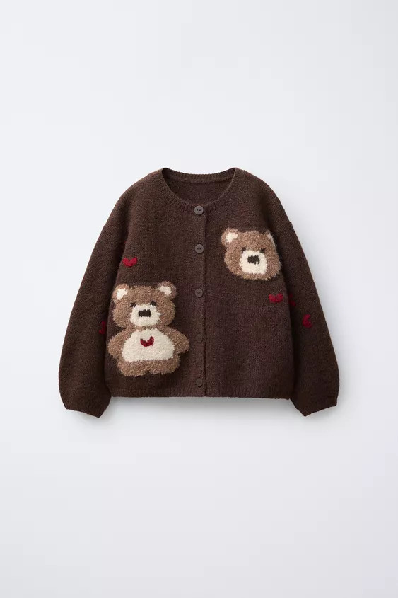 BEARS AND HEARTS CARDIGAN | Zara US