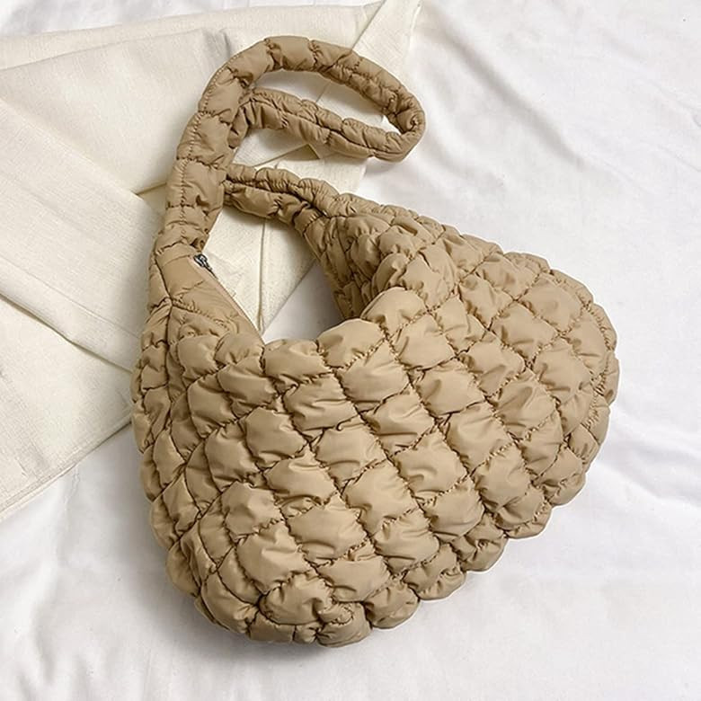 YUHOCB Quilted Crossbody Bag for Women,Puffer Tote Bag,Large Capacity Lightweight Padding Quilted Sh | Amazon (CA)