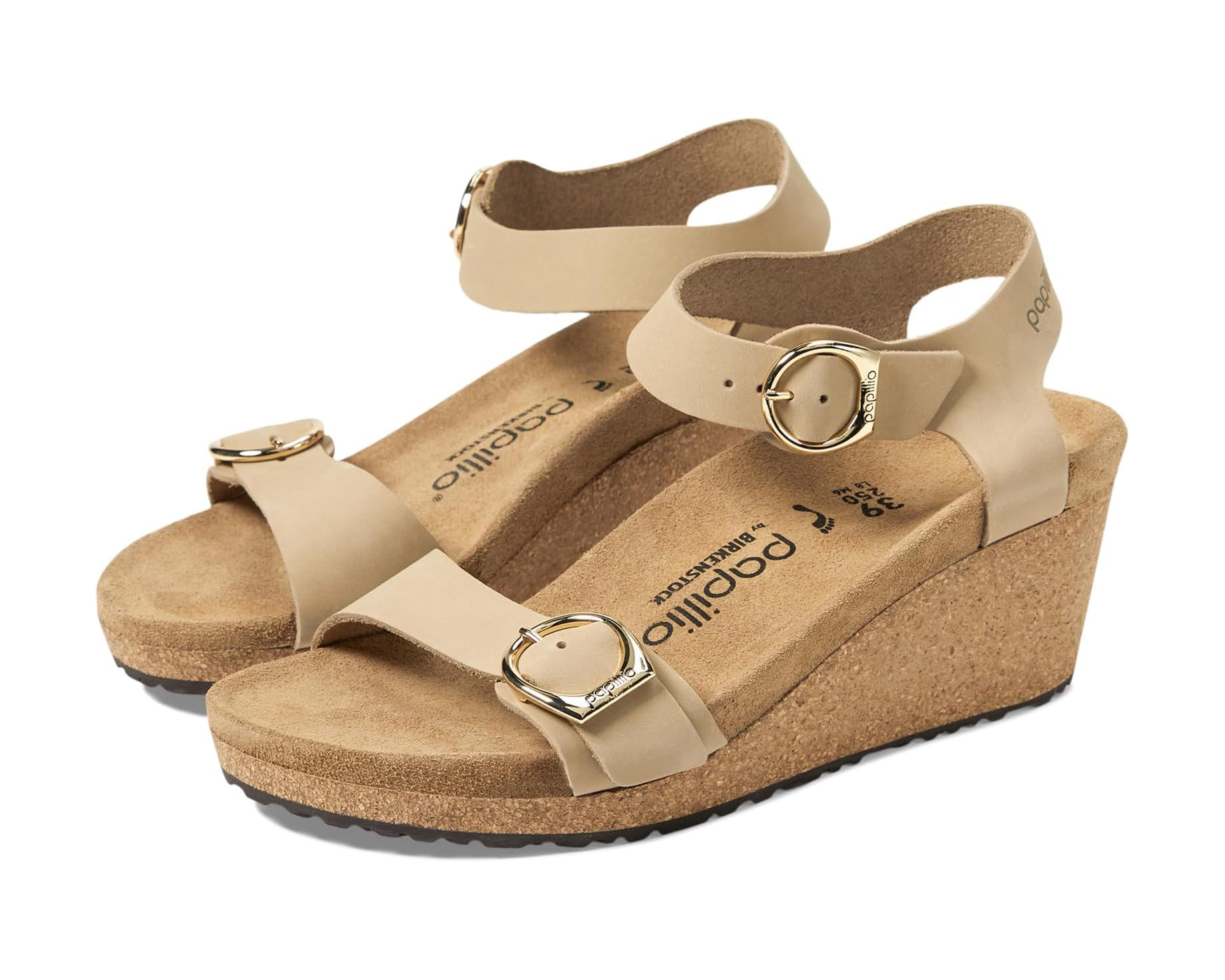 Papillio by Birkenstock Soley Wedge Sandal - Nubuck | Zappos