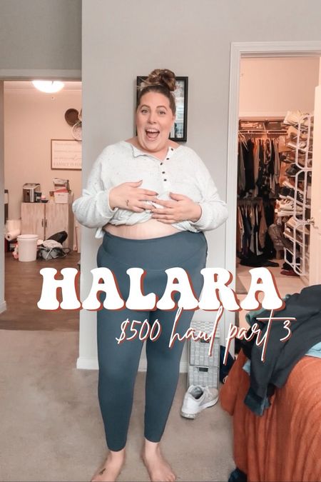 Halara try on part 3- leggings!! Head to my IG to watch me put them all to the test!

#LTKplussize #LTKmidsize #LTKover40