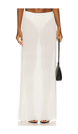 Ford Maxi Skirt in Ivory | Revolve Clothing (Global)