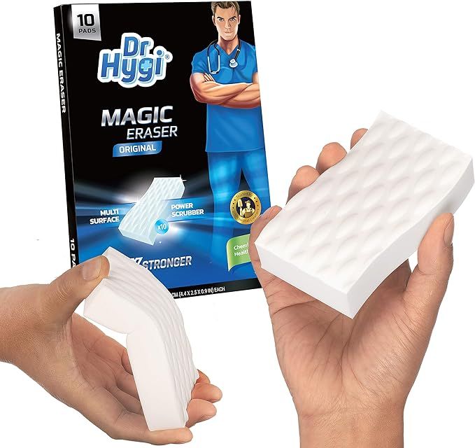 10 x Magic Erasers by Dr.Hygi™ | Heavy Duty, Chemical-free Magic Sponges For Cleaning | Magic E... | Amazon (UK)