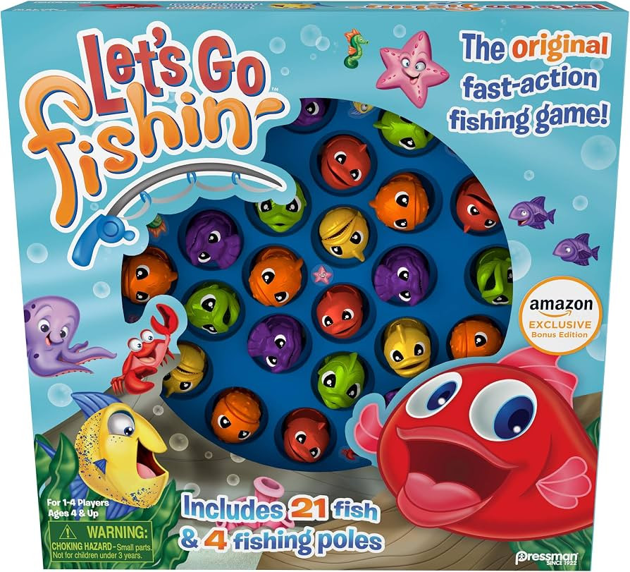 Amazon Exclusive Bonus Edition Let's Go Fishin' - Includes Lucky Ducks Make-A-Match Game! | Amazon (US)