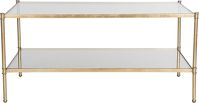 Safavieh Home Collection Aslan Gold Coffee Table | Amazon (US)