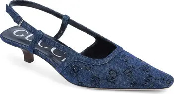 GG Demi Slingback Pump (Women) | Nordstrom