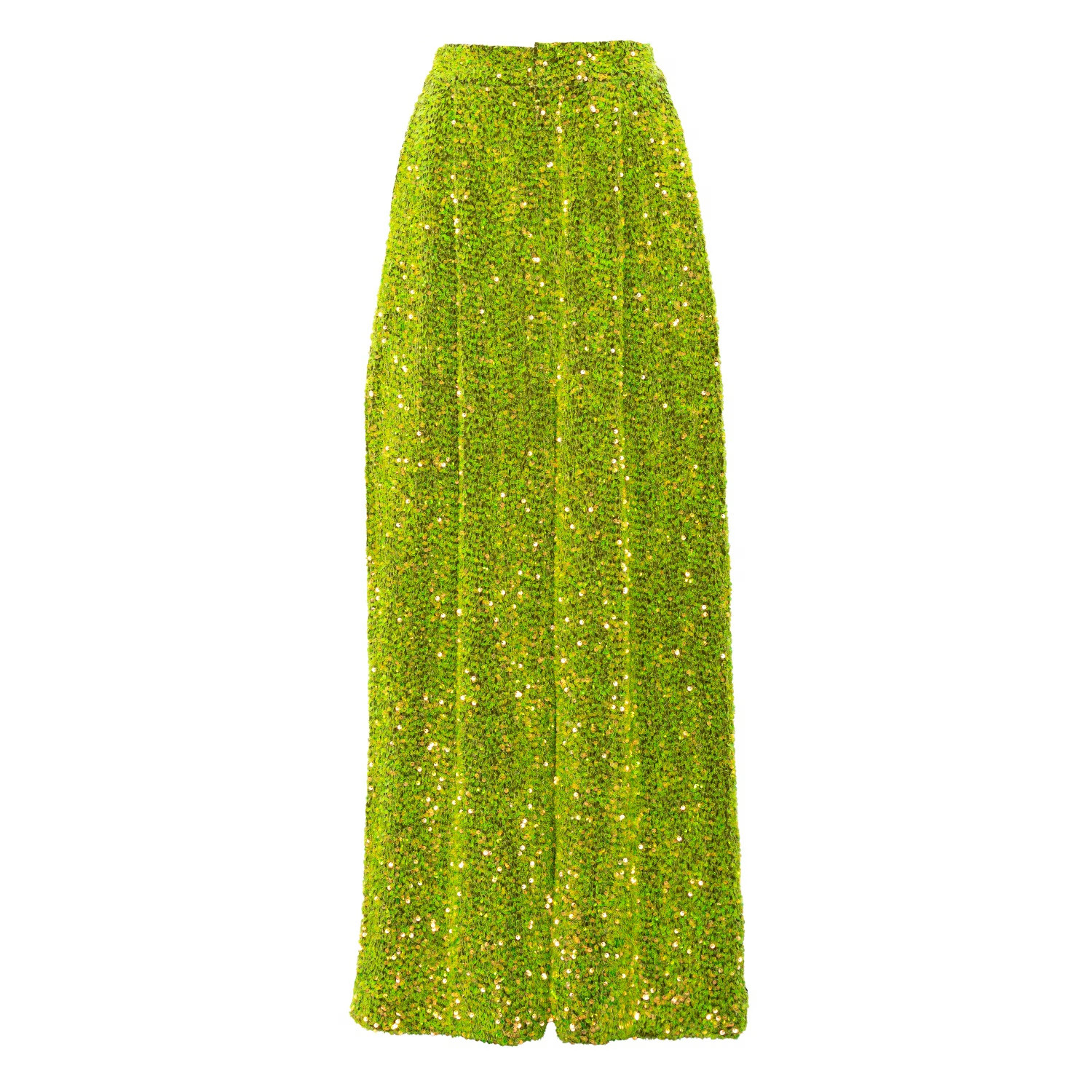 Liza Sequin Pants In Olivine | Wolf & Badger