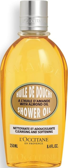 L'OCCITANE Cleansing & Softening Almond Shower Oil, Body Wash & Shaving Base Purifies & Smooths W... | Amazon (US)