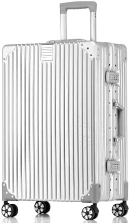 HotWay Carry On Luggage with Spinner Wheels, PC Hard Shell Zipperless Suitcase with Aluminum Fram... | Amazon (US)