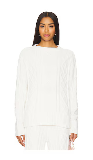 Callie Sweater in Cream Cable | Revolve Clothing (Global)