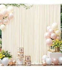 10x10 Champagne Backdrop Curtain for Parties Wedding Baby Shower Wrinkle Free Photo Curtains Back... | Amazon (CA)