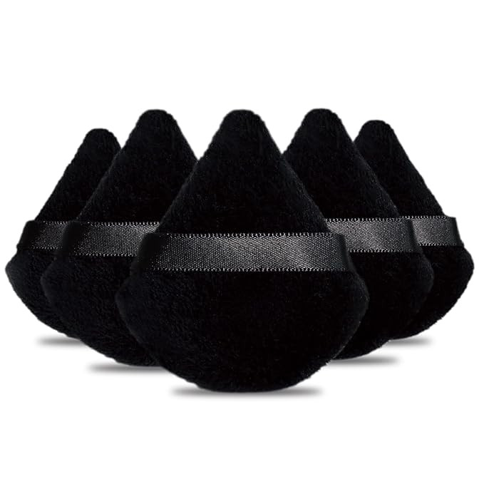 Powder Puff Daubigny 6 Pieces Powder Puff Face Soft Triangle Makeup Puff for Loose Powder Mineral... | Amazon (US)