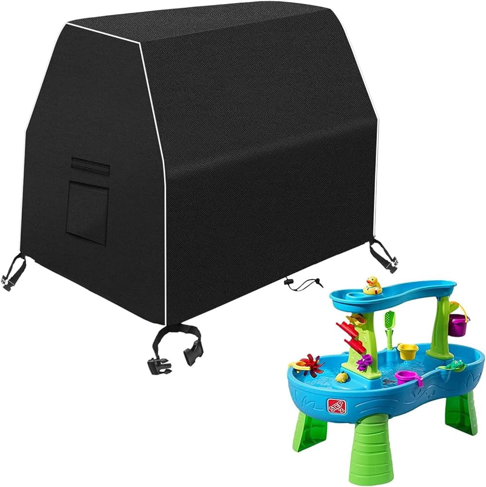 SIRUITON Kids Water Table Cover Fit Step2 Rain Showers Splash Pond Water Table,Waterproof Dust Pr... | Amazon (US)