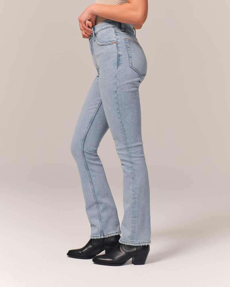 Ultra High Rise 90s Slim Straight Jean | Abercrombie & Fitch (US)