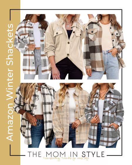 Amazon Winter Shackets ❄️

affordable fashion // amazon fashion // amazon finds // amazon fashion finds // winter fashion // winter outfits // winter cardigan

#LTKunder50 #LTKSeasonal #LTKstyletip