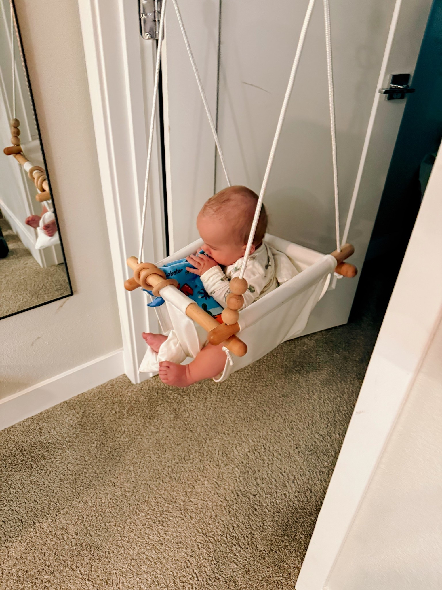 4 month old baby swing, 5 month old baby activity, baby swing, door swing for baby, cute baby items, cute baby interaction toy, baby must haves

#LTKBump #LTKBaby #LTKHome
