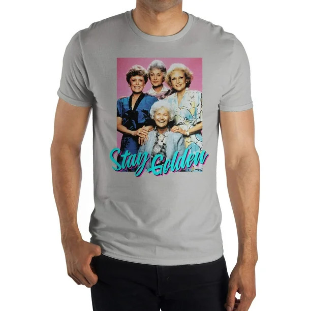 Golden Girls Stay Golden Silver Men's and Big Men's Graphic T-shirt | Walmart (US)