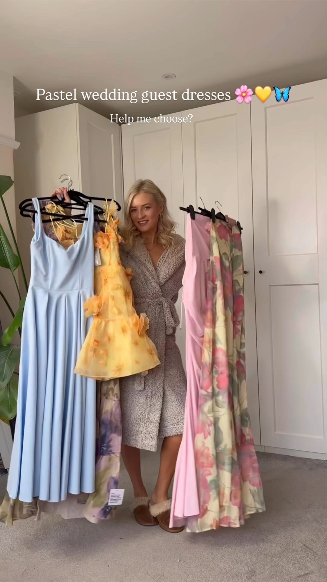 Pastel wedding guest dresses 🌸

Wedding guest, wedding guest dress, spring wedding, blue wedding guest dress, pink wedding guest dress 