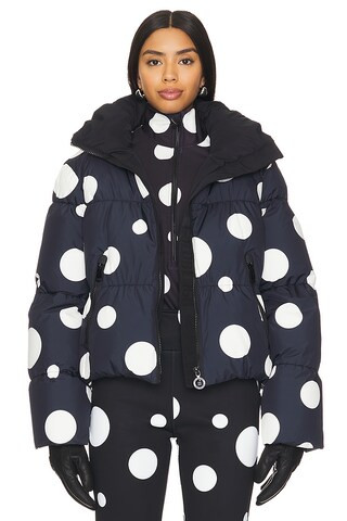 Goldbergh Grand Down Jacket in Dot Black from Revolve.com | Revolve Clothing (Global)