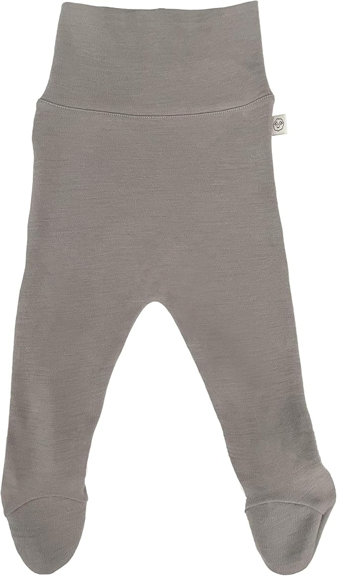 Woolino Baby Footed Romper Pants, 100% Merino Wool Baby Pants, Newborn Pants with Footies for Inf... | Amazon (US)