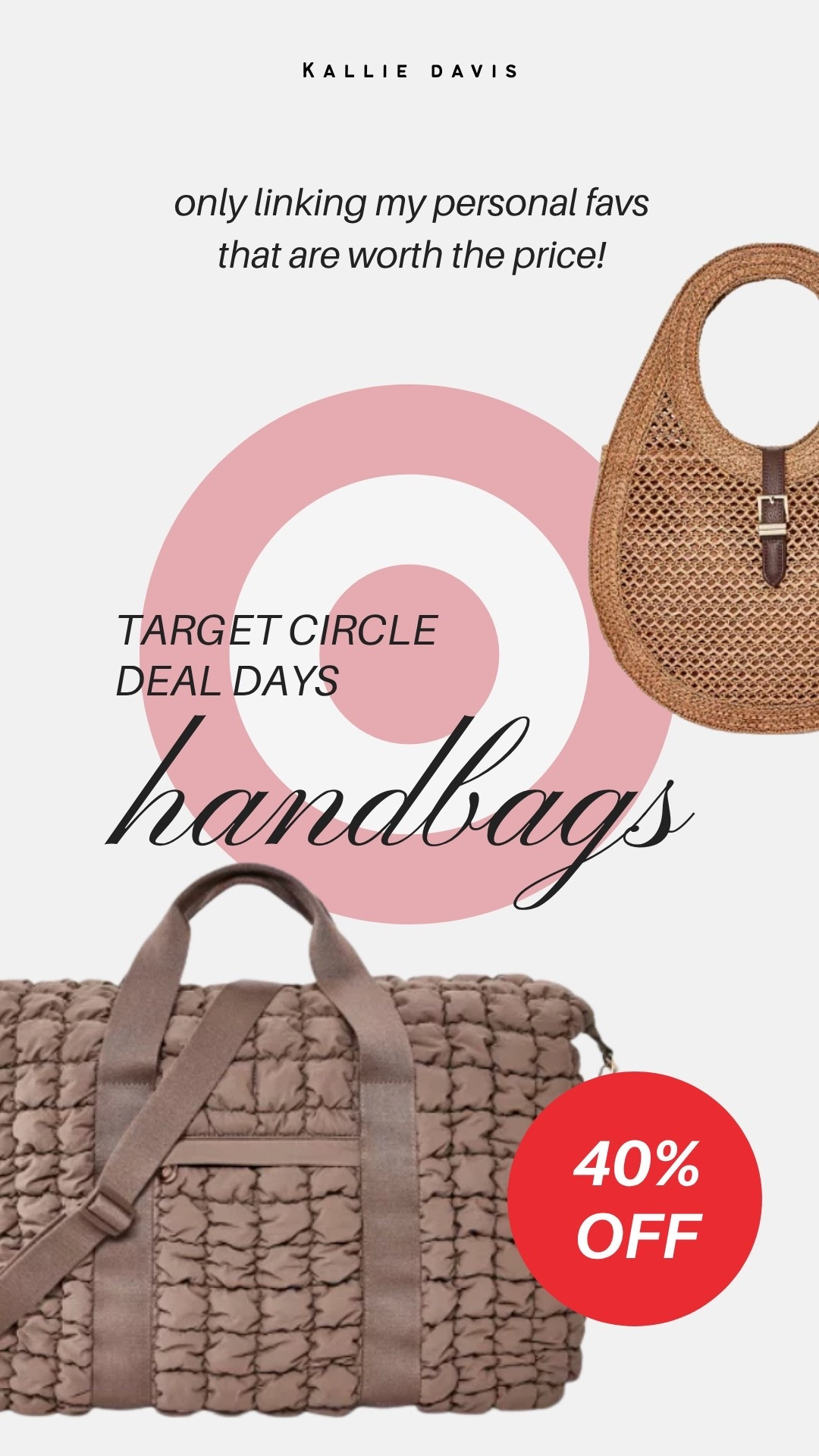 I cannot believe these handbags are 40% off right now! From beach bag to gym to date night so much is on sale!!

#LTKSaleAlert #LTKootd #LTKgrwm